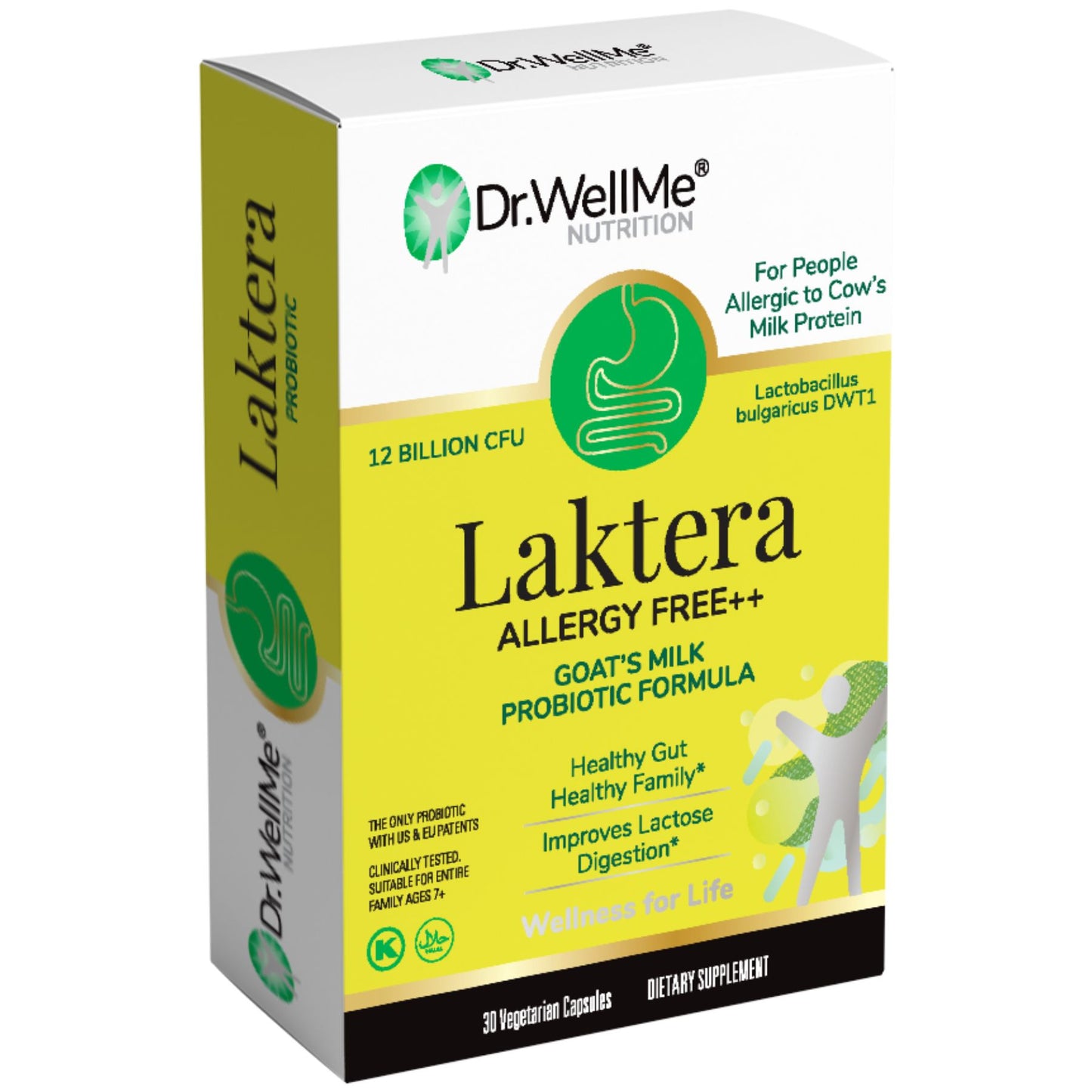 Laktera - Probiotics Supplement - Allergy Free - 30 Capsules