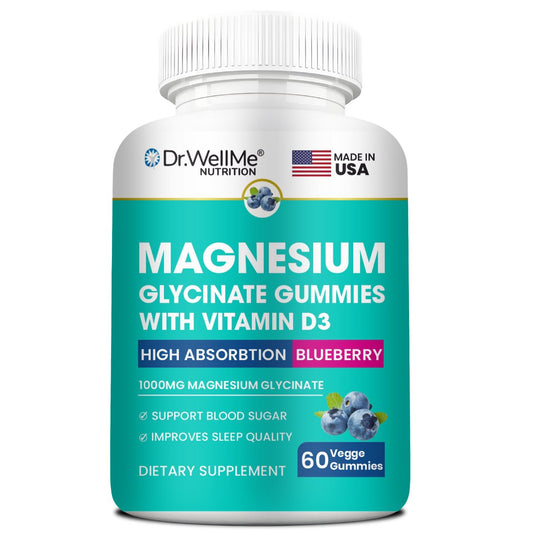 Magnesium Glycinate with Vitamin D3 Gummies