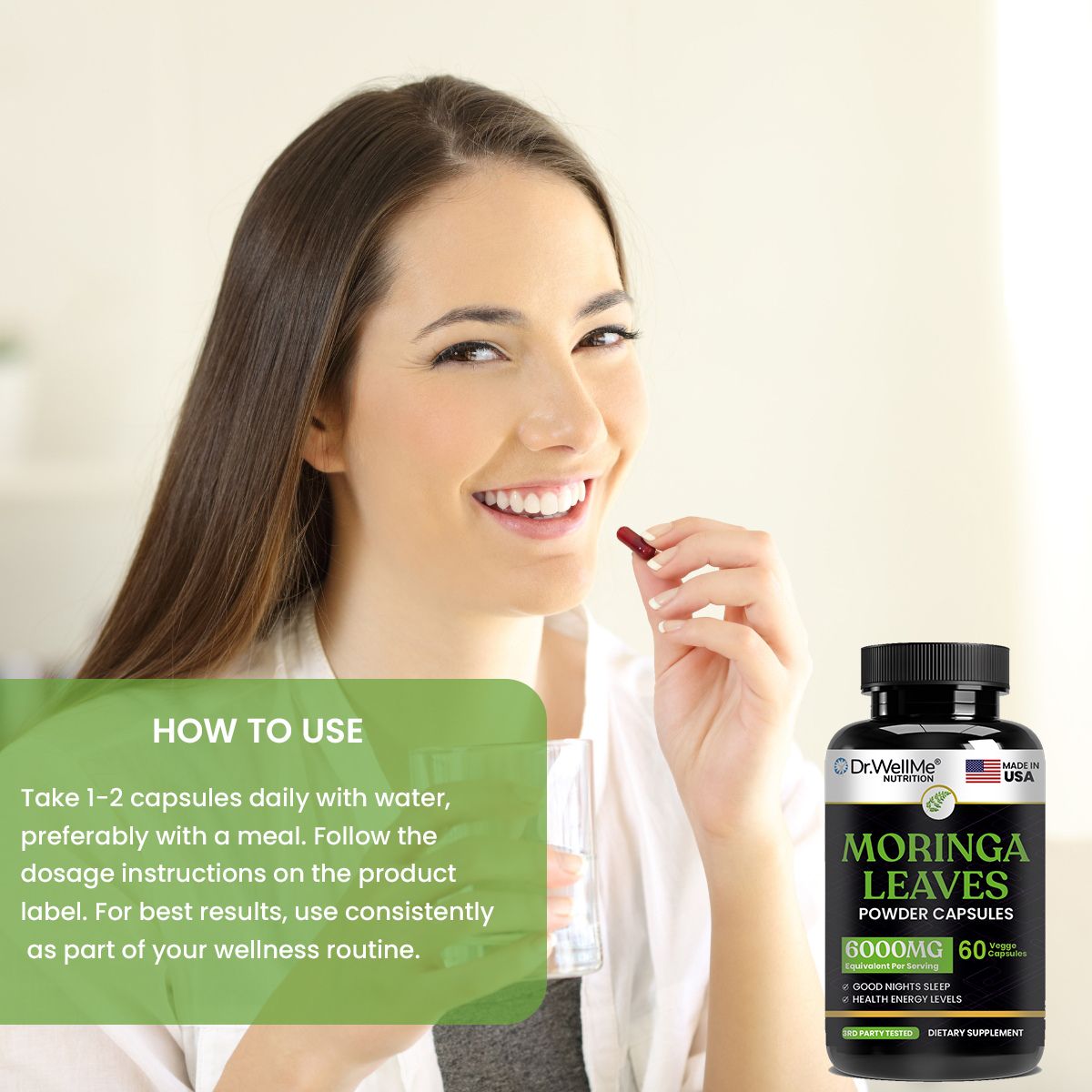 Moringa Capsules Powder