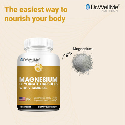 Magnesium Glycinate with Vitamin D3 Capsules