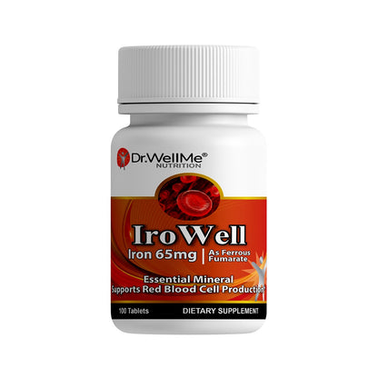 IroWell - Iron 65 mg - 100 Tablets
