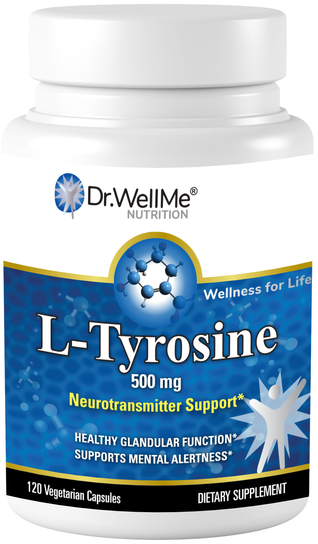 Dr.WellMe L-Tyrosine 500mg Capsules
