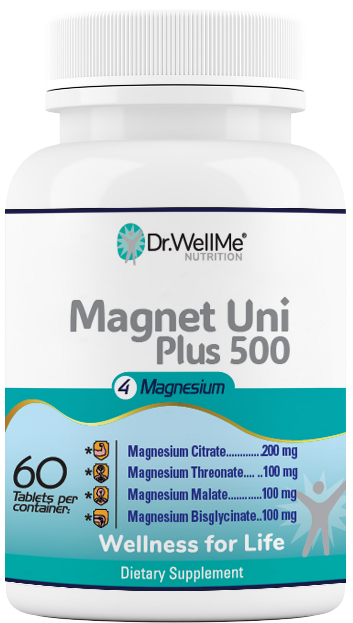 Dr.WellMe Magnet Uni Plus 500 mg