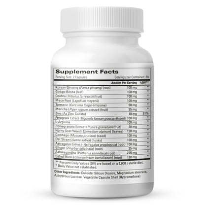 MenXWell Supplement - 60 Capsules