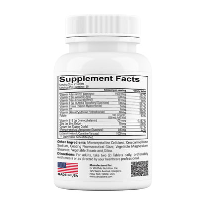 Dr.WellMe  Multivitamin With L-Carnitine (L-Carnitine 1000mg)
