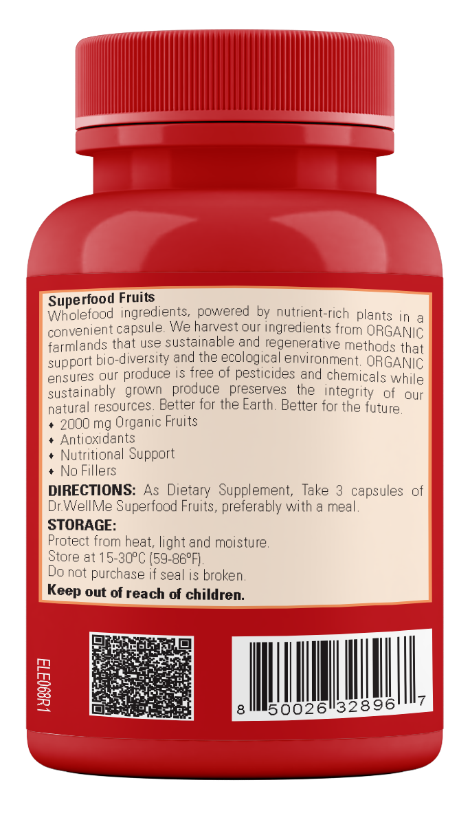 Superfood Fruits - 90 Capsules