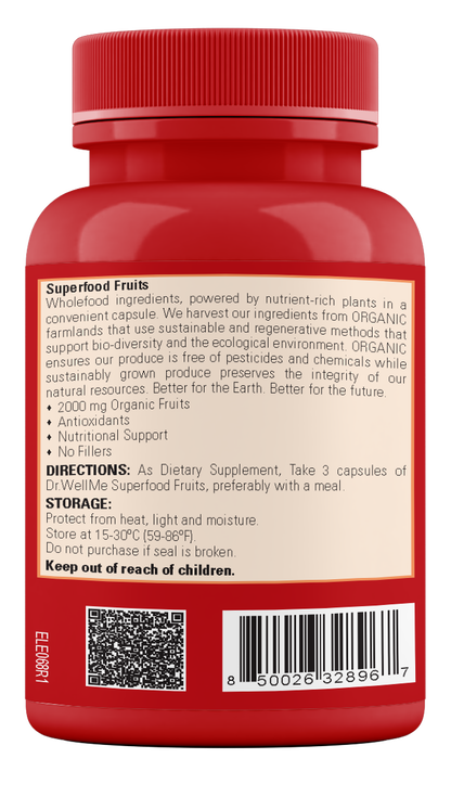 Superfood Fruits - 90 Capsules