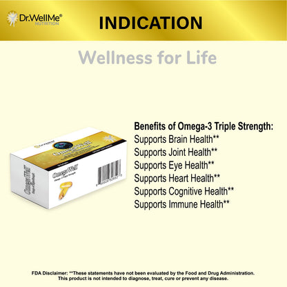 OmegaWell - Omega 3 - 54 Softgels