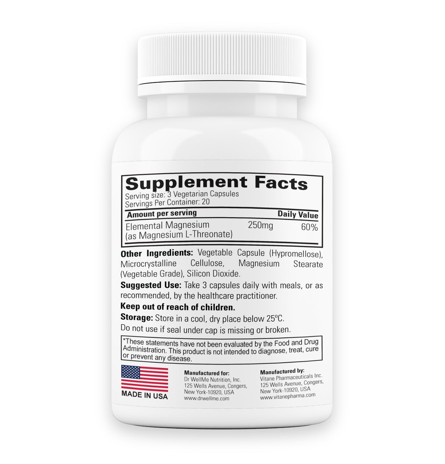 Magnesium L-Threonate Capsules