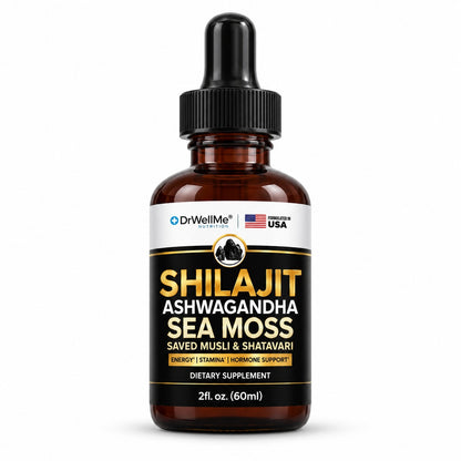 Shilajit with Sea Moss and Ashwagandha Drops