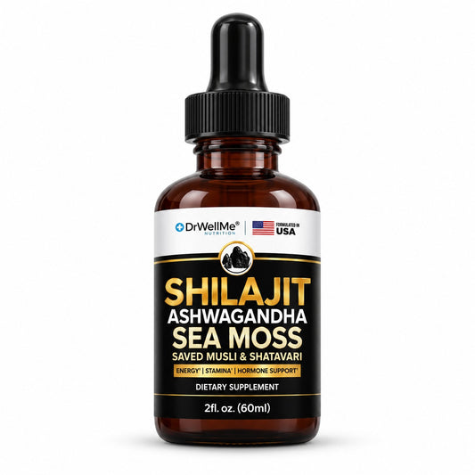 Shilajit with Sea Moss and Ashwagandha Drops